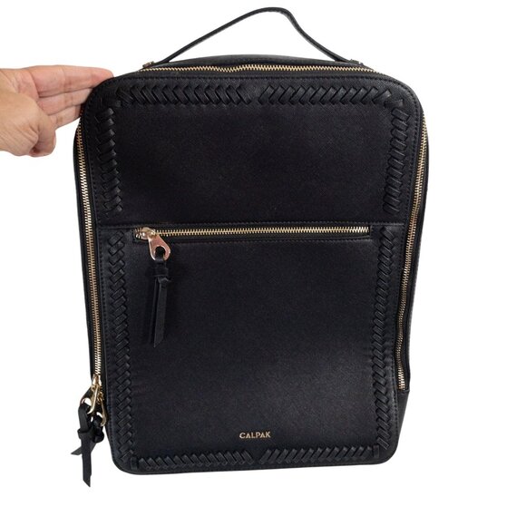 Calpak Handbags - Calpak Kaya 15 inch Laptop Backpack in Black